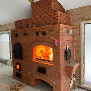 Мангал из красного кирпича
